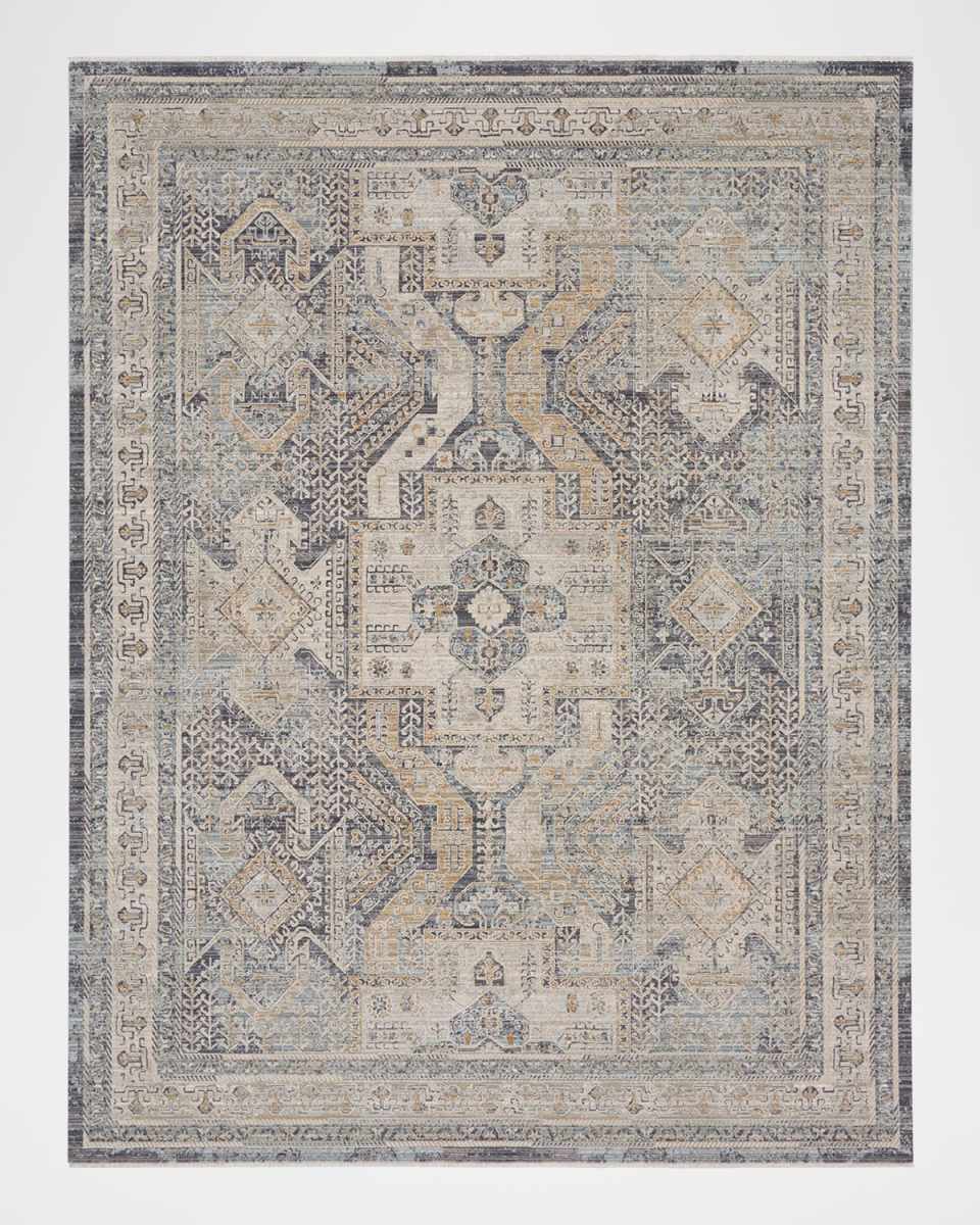 Lynx Charcoal Power-Loomed Rug, 9' x 12'
